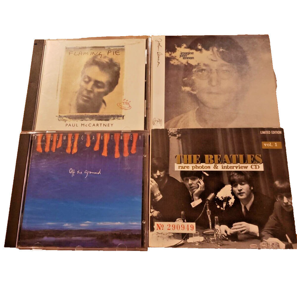 Bundle of 4 Beatles John Lennon and Paul McCartney CD's